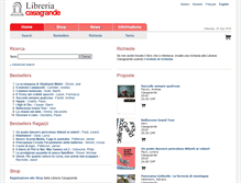 Tablet Screenshot of libreriacasagrande.ch